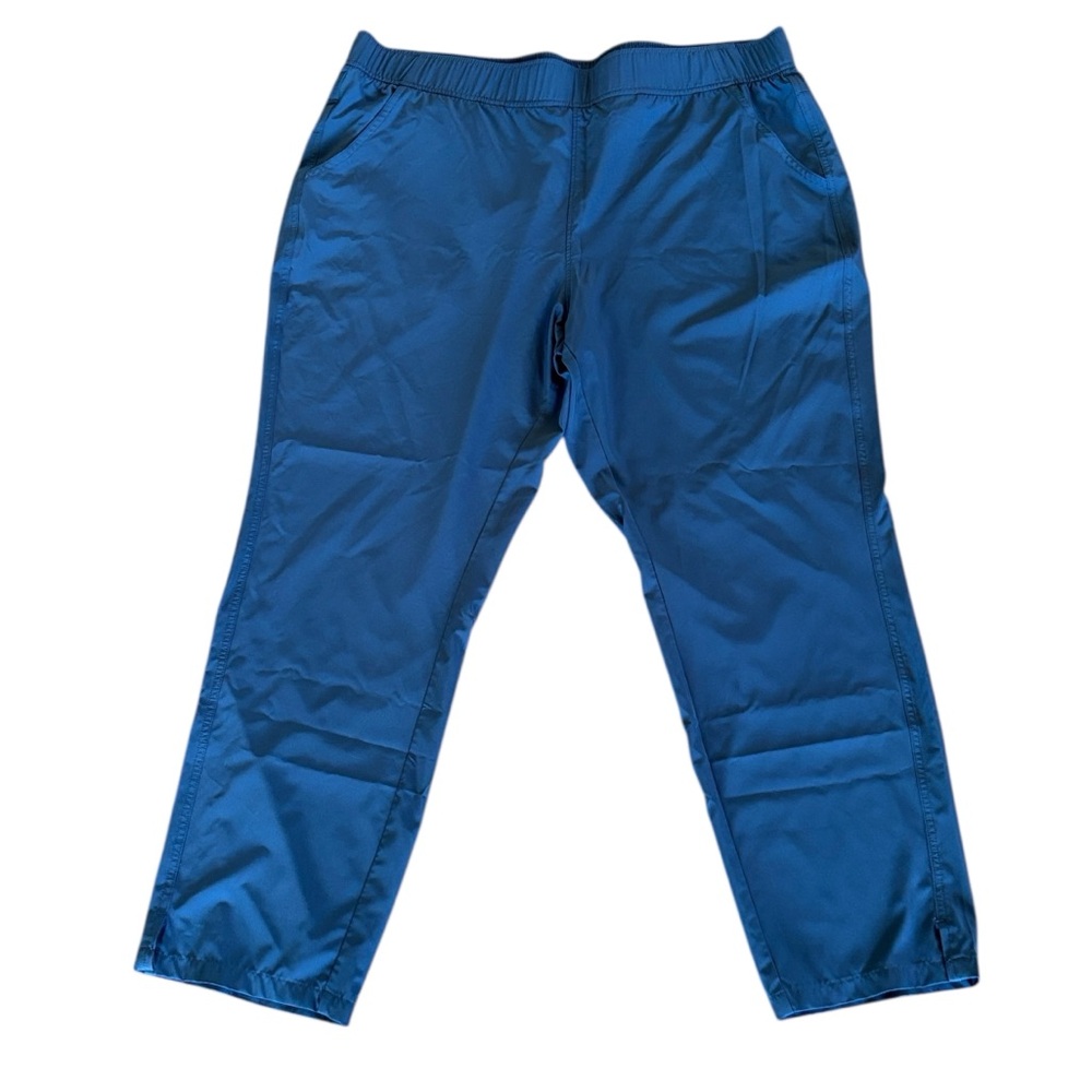 Eddie Bauer Blue‎ Lightweight Pull On Travel Track Pant Size XL